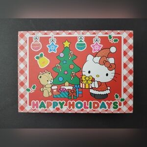Hello Kitty Wooden "Happy Holidays" Christmas Sign Decor